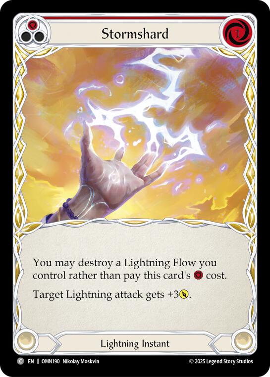 Stormshard (Red) [OMN190] (Omens of the Third Age) | Card Citadel
