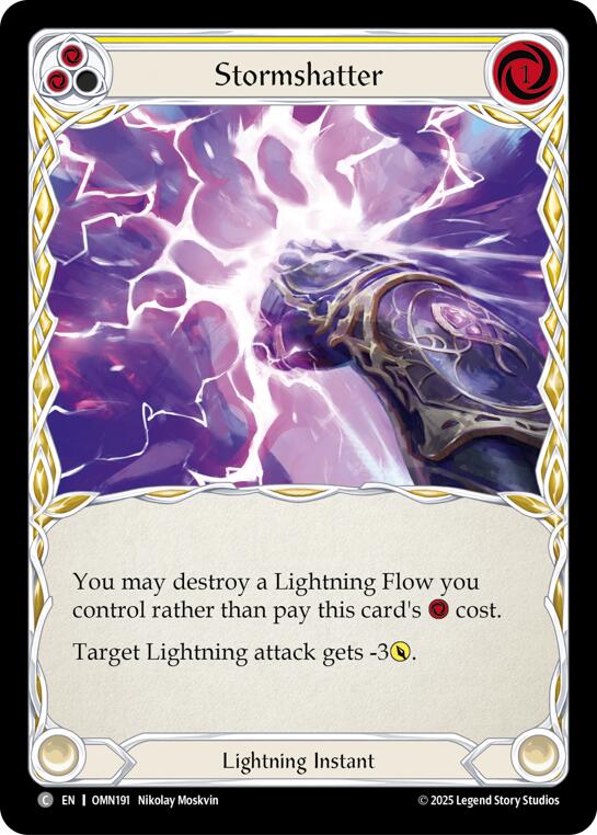 Stormshatter (Yellow) [OMN191] (Omens of the Third Age) | Card Citadel