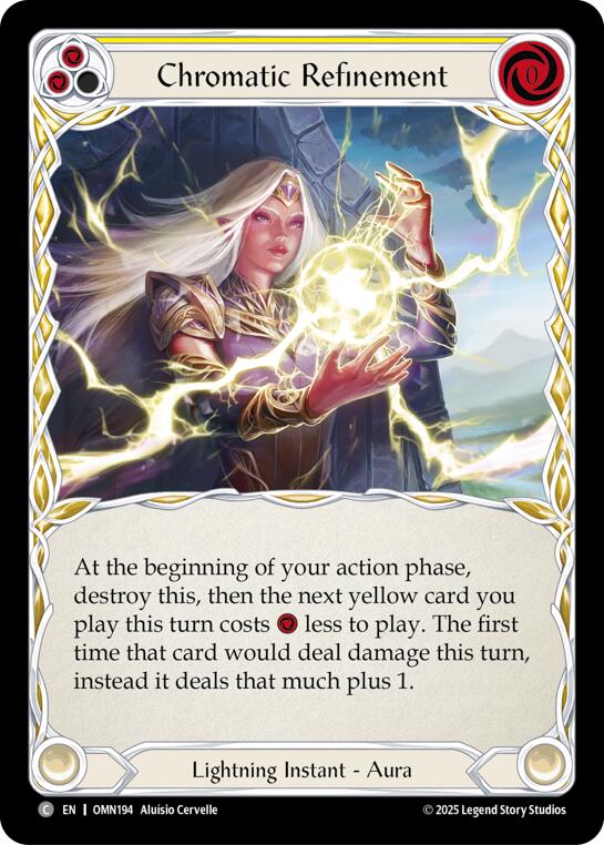 Chromatic Refinement (Yellow) [OMN194] (Omens of the Third Age) | Card Citadel