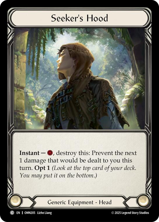 Seekers Hood [OMN205] (Omens of the Third Age) | Card Citadel