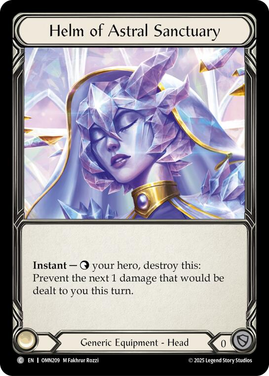 Helm Of Astral Sanctuary [OMN209] (Omens of the Third Age) | Card Citadel
