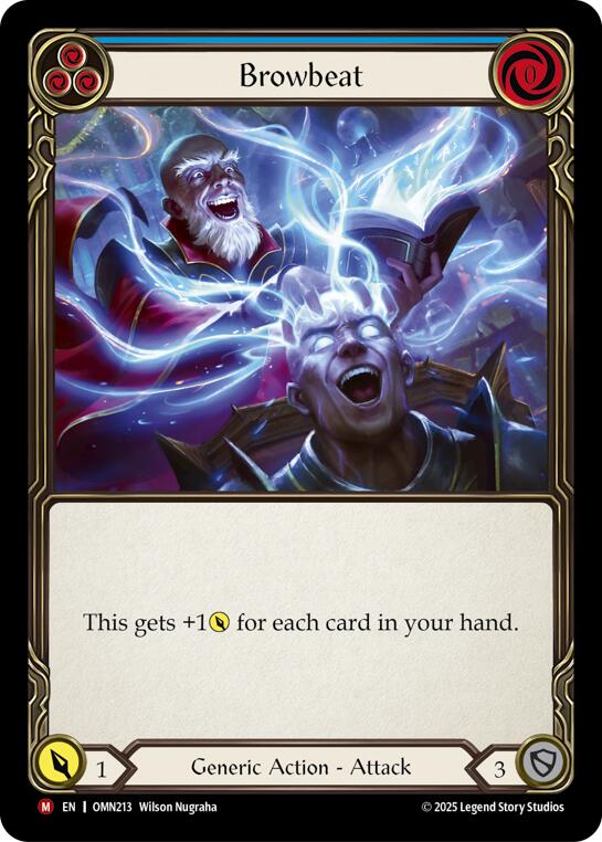 Browbeat (Blue) [OMN213] (Omens of the Third Age) | Card Citadel