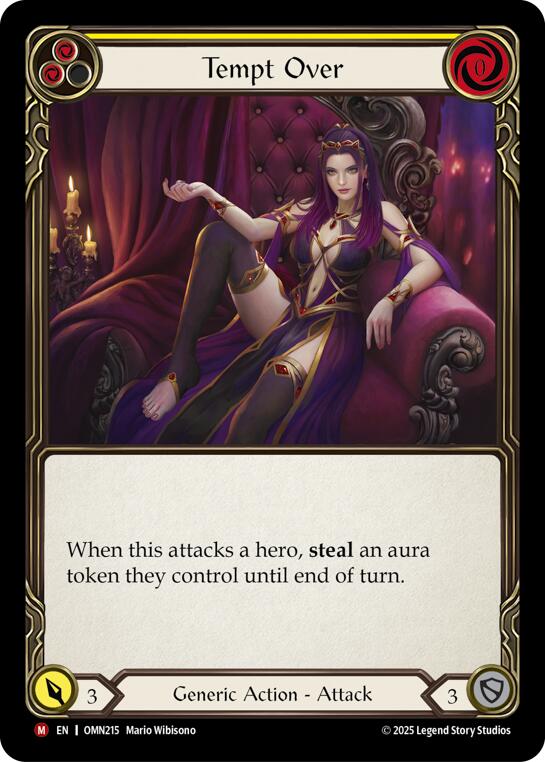 Tempt Over (Yellow) [OMN215] (Omens of the Third Age) | Card Citadel
