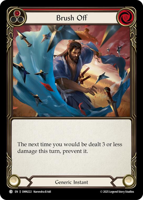 Brush Off (Red) [OMN222] (Omens of the Third Age) | Card Citadel