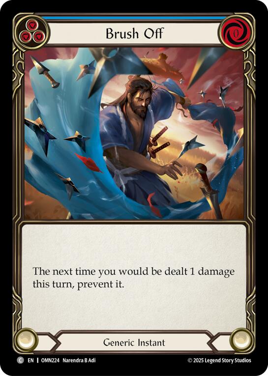 Brush Off (Blue) [OMN224] (Omens of the Third Age) | Card Citadel