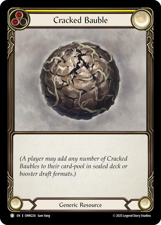 Cracked Bauble (Yellow) [OMN226] (Omens of the Third Age) | Card Citadel