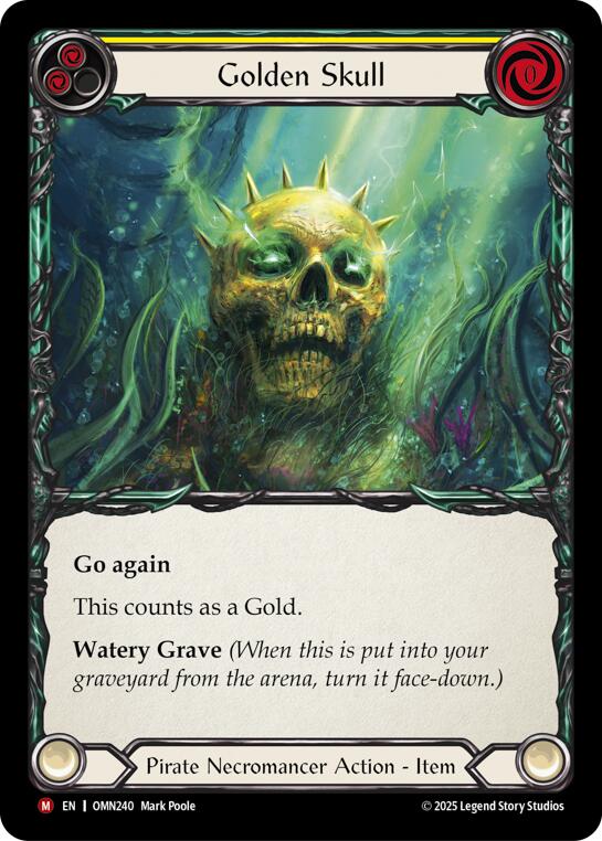 Golden Skull (Yellow) [OMN240] (Omens of the Third Age) | Card Citadel