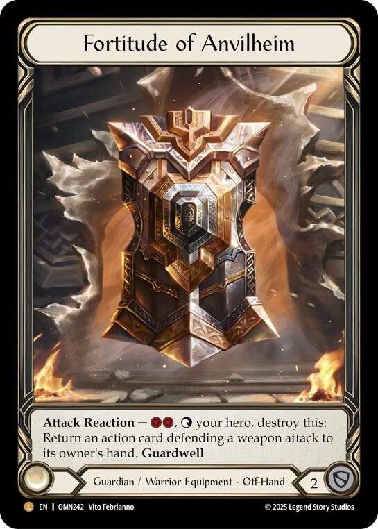 Fortitude Of Anvilheim [OMN242] (Omens of the Third Age)  Rainbow Foil | Card Citadel