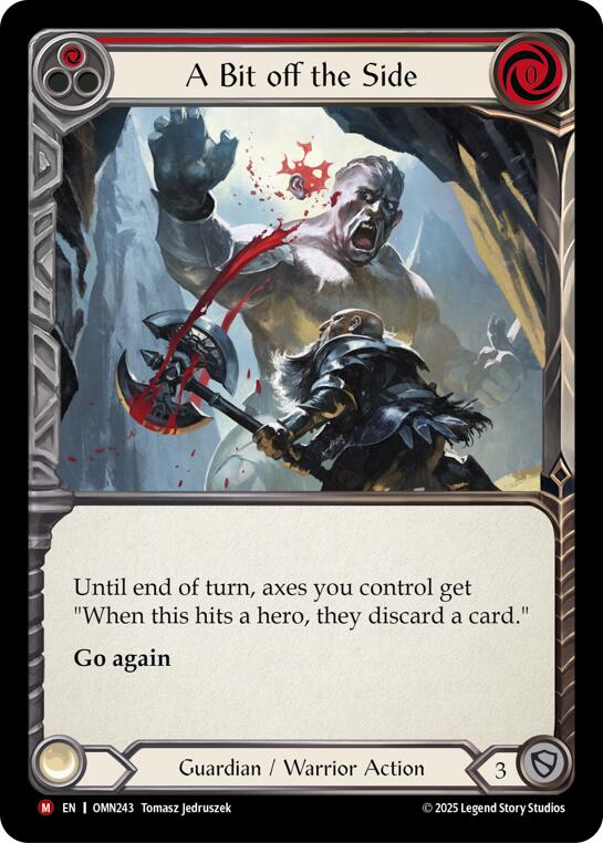 A Bit Off The Side (Red) [OMN243] (Omens of the Third Age) | Card Citadel