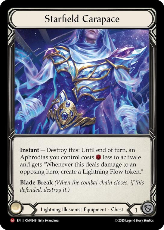 Starfield Carapace [OMN249] (Omens of the Third Age)  Cold Foil | Card Citadel