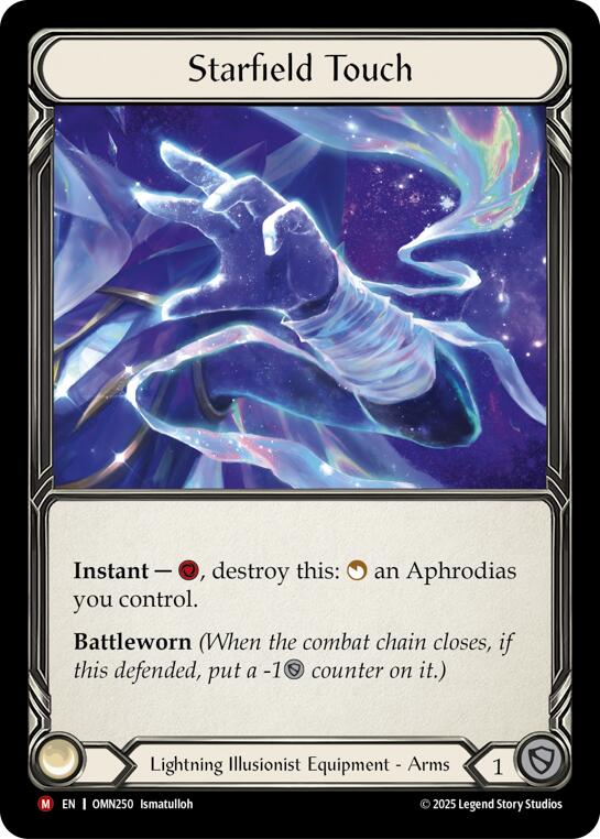 Starfield Touch [OMN250] (Omens of the Third Age)  Cold Foil | Card Citadel