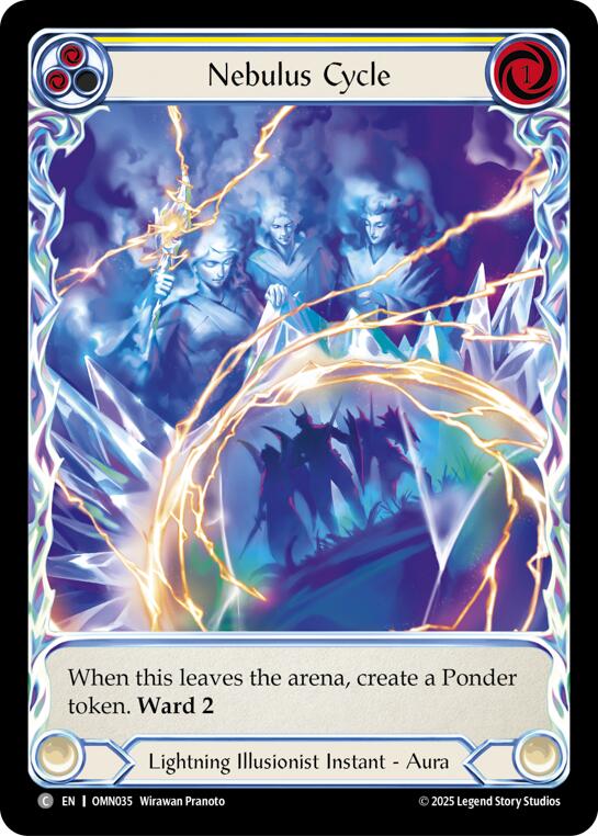 Nebulus Cycle (Yellow) (Extended Art) [OMN035] (Omens of the Third Age)  Cold Foil | Card Citadel