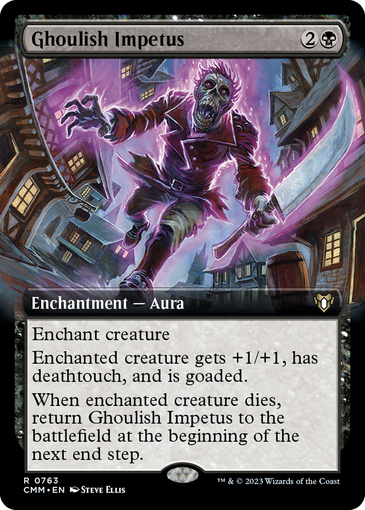 Ghoulish Impetus (Extended Art) [Commander Masters] | Card Citadel