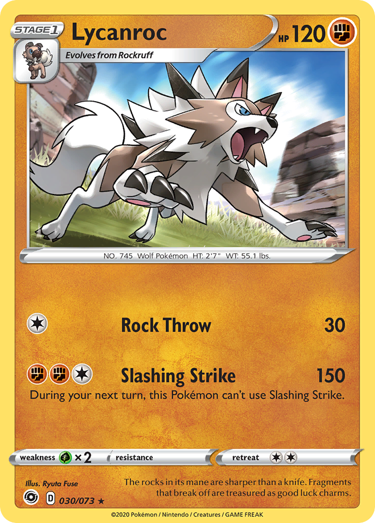 Lycanroc (030/073) [Sword & Shield: Champion's Path] | Card Citadel