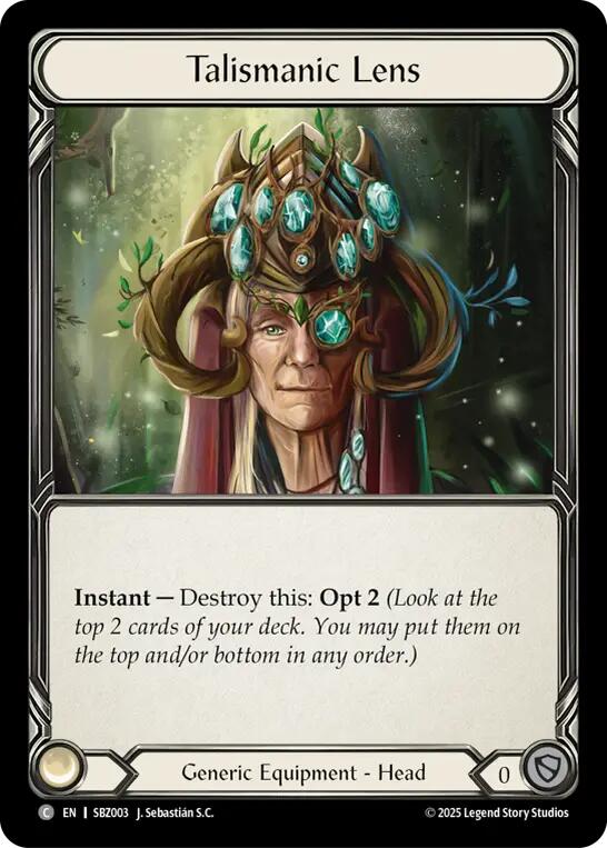 Talismanic Lens [SBZ003] (Silver Age Chapter 3) | Card Citadel
