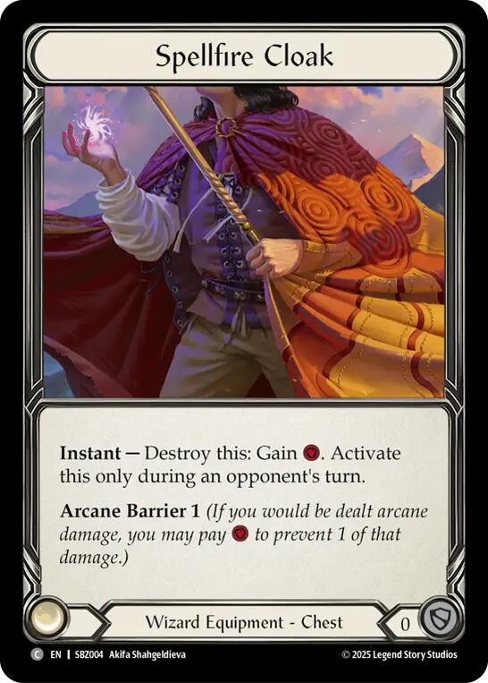 Spellfire Cloak [SBZ004] (Silver Age Chapter 3) | Card Citadel
