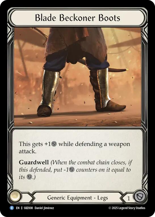 Blade Beckoner Boots [SBZ008] (Silver Age Chapter 3) | Card Citadel