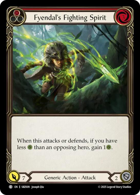 Fyendal's Fighting Spirit (Red) [SBZ009] (Silver Age Chapter 3) | Card Citadel