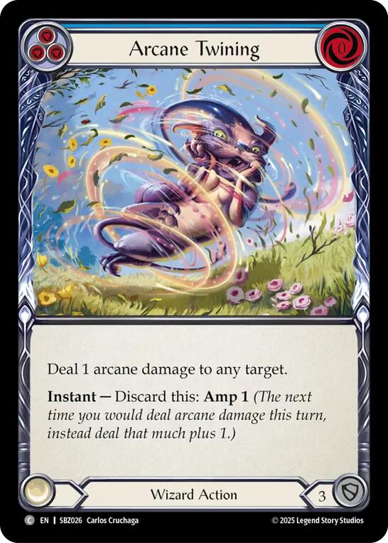 Arcane Twining (Blue) [SBZ026] (Silver Age Chapter 3) | Card Citadel