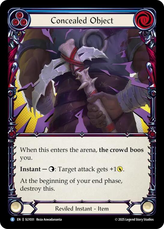 Concealed Object (Blue) [SLY031] (Silver Age Chapter 3) | Card Citadel