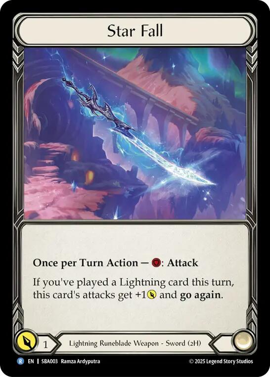 Star Fall [SBA003] (Silver Age Chapter 3) | Card Citadel