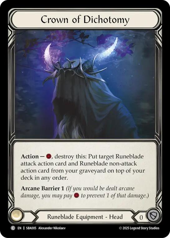 Crown of Dichotomy [SBA005] (Silver Age Chapter 3) | Card Citadel