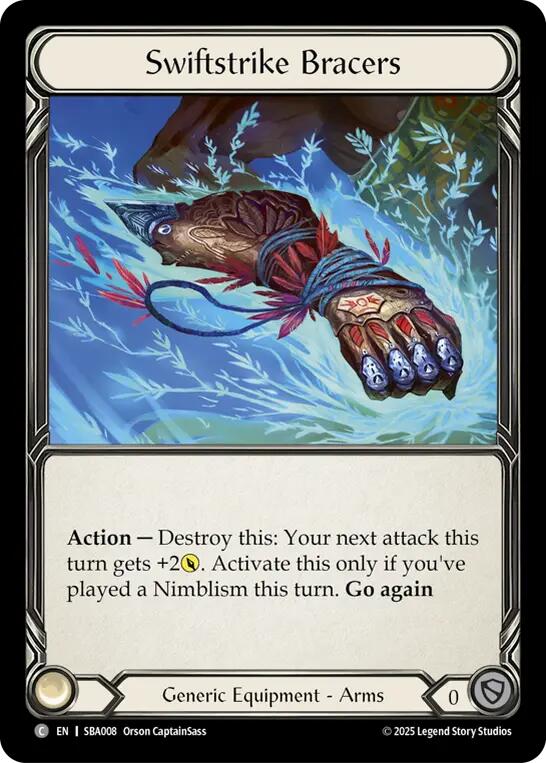 Swiftstrike Bracers [SBA008] (Silver Age Chapter 3) | Card Citadel