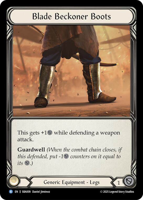 Blade Beckoner Boots [SBA009] (Silver Age Chapter 3) | Card Citadel