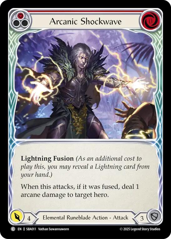 Arcanic Shockwave (Red) [SBA011] (Silver Age Chapter 3) | Card Citadel