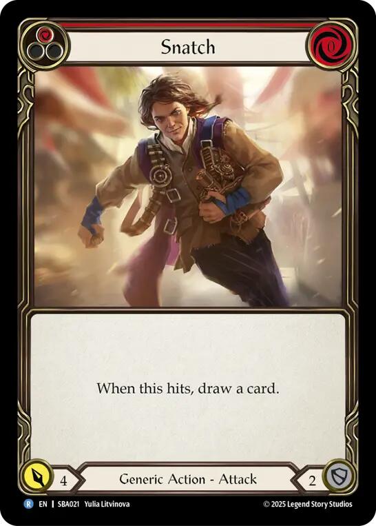 Snatch (Red) [SBA021] (Silver Age Chapter 3) | Card Citadel