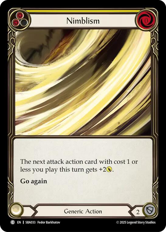 Nimblism (Yellow) [SBA033] (Silver Age Chapter 3) | Card Citadel