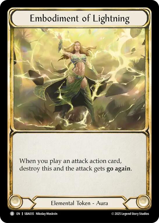 Embodiment of Lightning [SBA035] (Silver Age Chapter 3) | Card Citadel