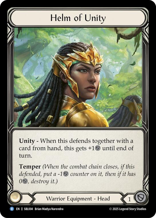 Helm of Unity [SBL004] (Silver Age Chapter 3) | Card Citadel