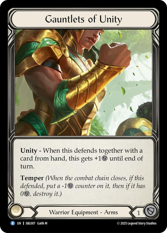 Gauntlets of Unity [SBL007] (Silver Age Chapter 3) | Card Citadel