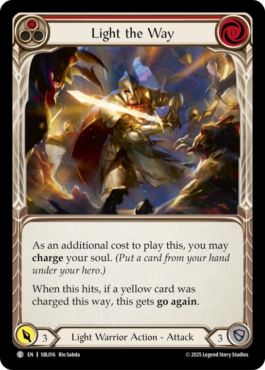 Light the Way (Red) [SBL016] (Silver Age Chapter 3) | Card Citadel