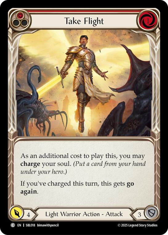 Take Flight (Red) [SBL018] (Silver Age Chapter 3) | Card Citadel