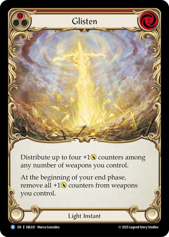 Glisten (Red) [SBL021] (Silver Age Chapter 3) | Card Citadel