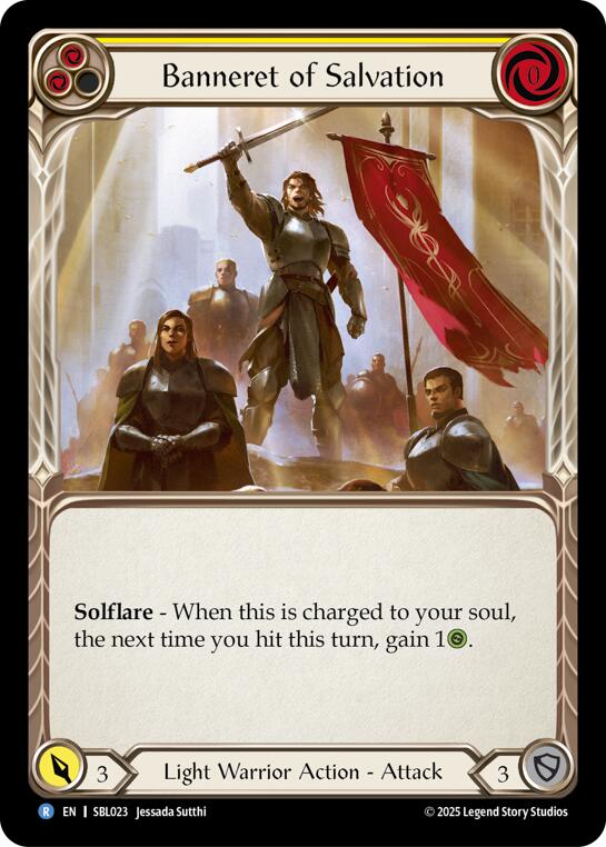 Banneret of Salvation (Yellow) [SBL023] (Silver Age Chapter 3) | Card Citadel