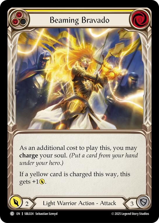 Beaming Bravado (Yellow) [SBL024] (Silver Age Chapter 3) | Card Citadel