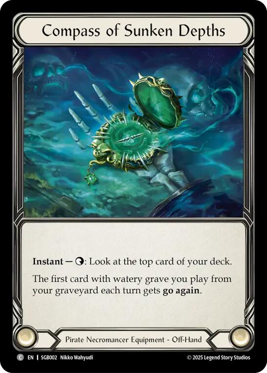 Compass of Sunken Depths [SGB002] (Silver Age Chapter 3) | Card Citadel