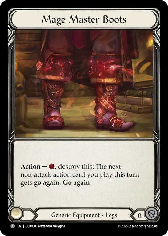 Mage Master Boots [SGB008] (Silver Age Chapter 3) | Card Citadel