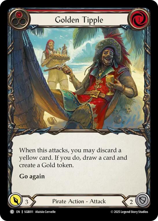 Golden Tipple (Red) [SGB011] (Silver Age Chapter 3) | Card Citadel