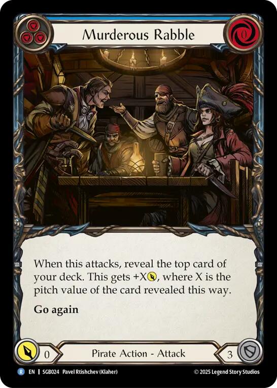 Murderous Rabble (Blue) [SGB024] (Silver Age Chapter 3) | Card Citadel