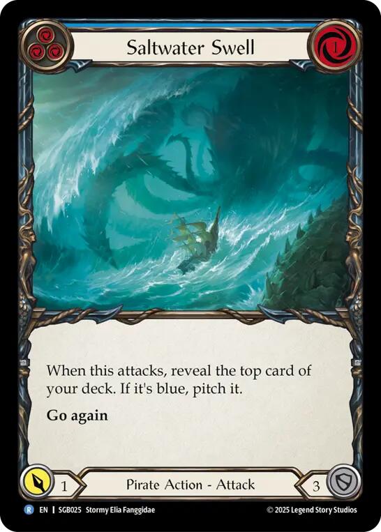 Saltwater Swell (Blue) [SGB025] (Silver Age Chapter 3) | Card Citadel