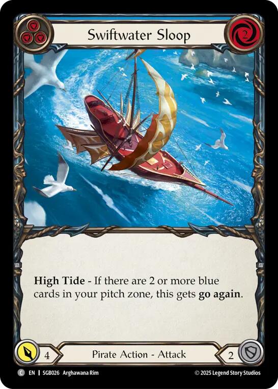 Swiftwater Sloop (Blue) [SGB026] (Silver Age Chapter 3) | Card Citadel