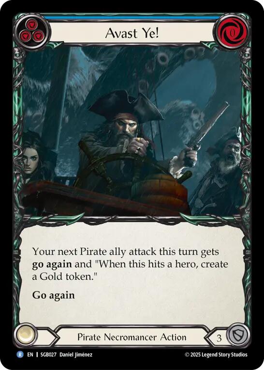 Avast Ye! (Blue) [SGB027] (Silver Age Chapter 3) | Card Citadel