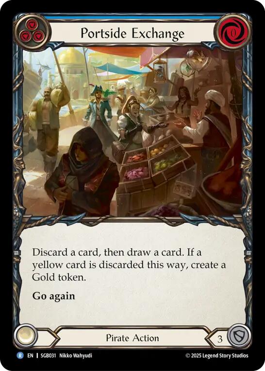 Portside Exchange (Blue) [SGB031] (Silver Age Chapter 3) | Card Citadel