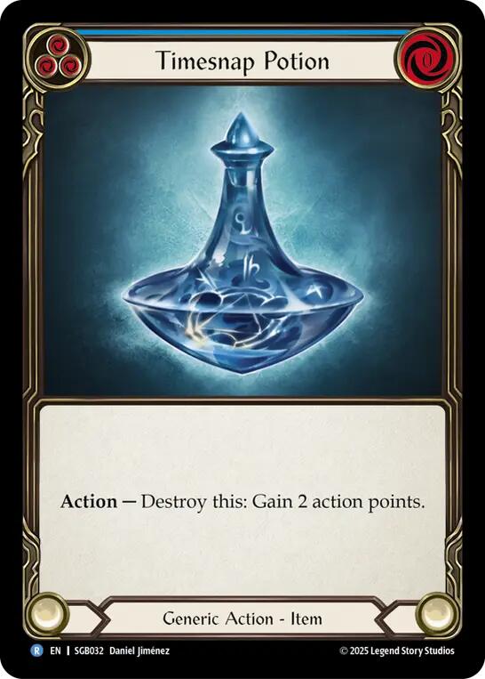 Timesnap Potion (Blue) [SGB032] (Silver Age Chapter 3) | Card Citadel