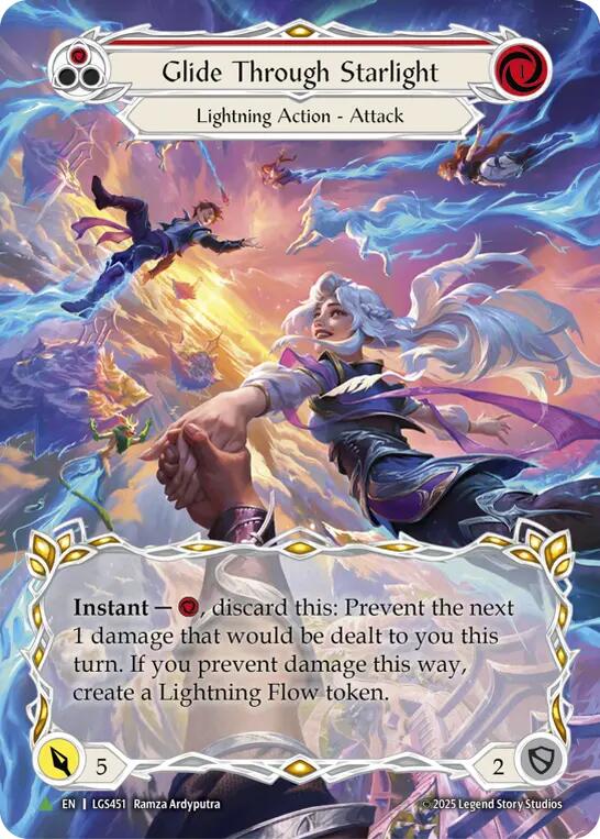 Glide Through Starlight (Red) [LGS451] (Promo)  Cold Foil | Card Citadel