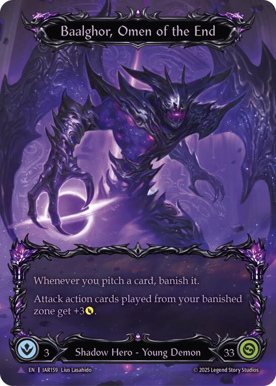 Baalghor, Omen of the End (Marvel) [IAR159-MV] (Omens of the Third Age)  Cold Foil | Card Citadel